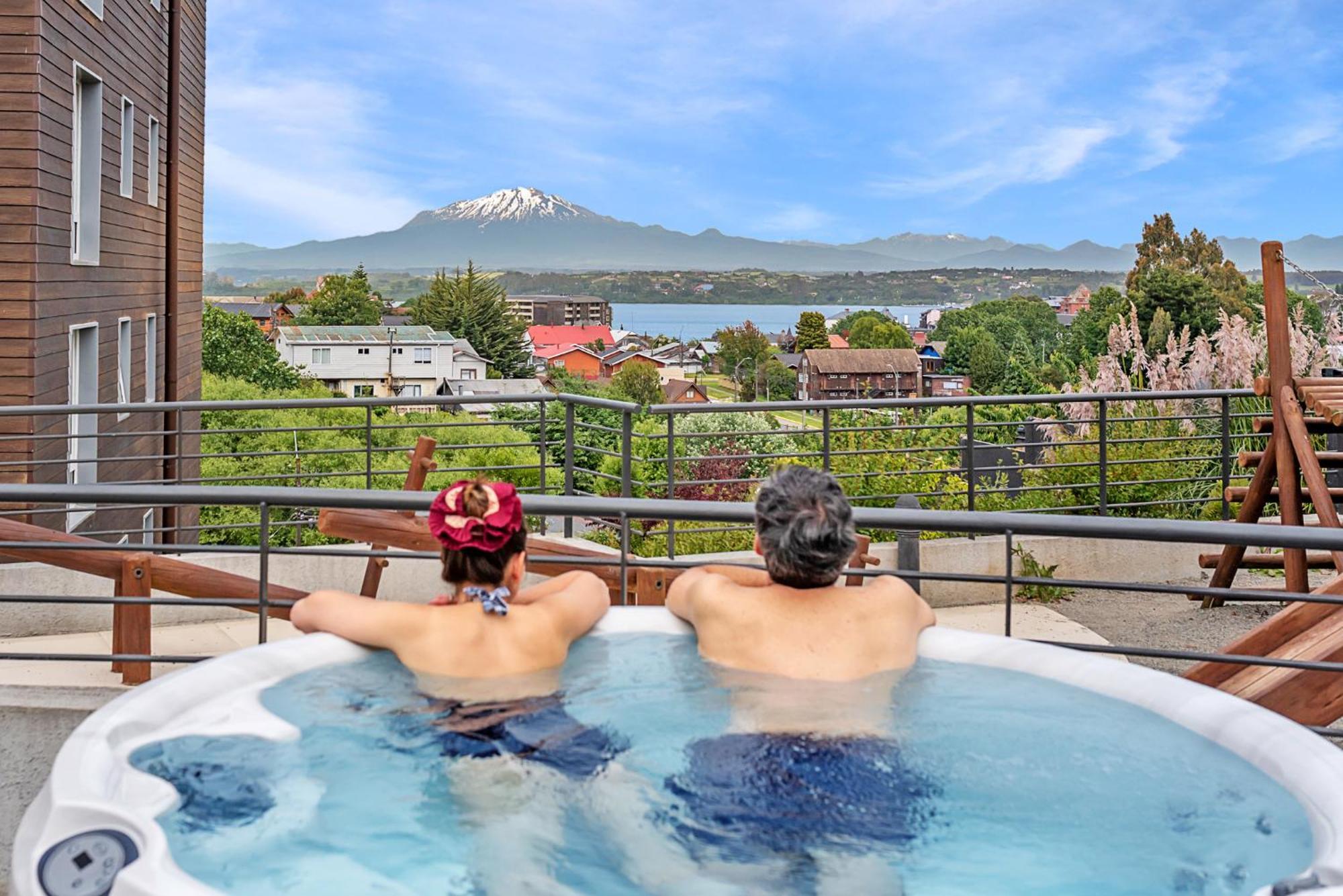 Exquisito Depa Con La Mejor Vista Al Lago Y Tinaja Puerto Varas Bagian luar foto