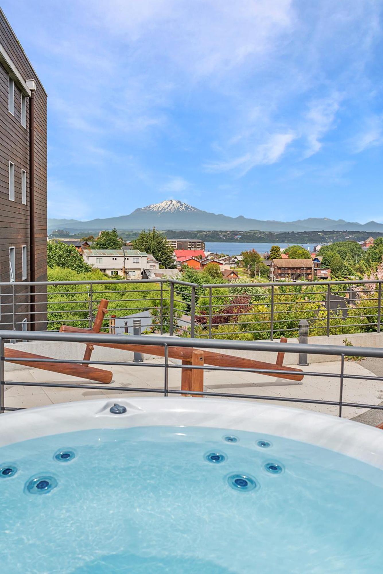 Exquisito Depa Con La Mejor Vista Al Lago Y Tinaja Puerto Varas Bagian luar foto